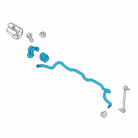 OEM 2017 Kia Rio BAR ASSY-FR STABILIZ Diagram - 548101W200SJ