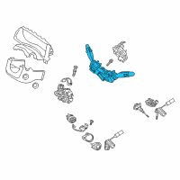 OEM 2020 Kia Niro EV Switch Assembly-MULTIFUN Diagram - 93400Q4750