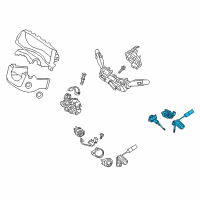 OEM 2021 Kia Niro EV Lock Key & Cylinder Set Diagram - 81905G5120