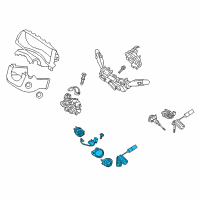 OEM 2019 Kia Niro Key Sub Set-Steering Diagram - 81900G5A00