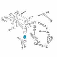 OEM 2014 BMW X3 Rubber Mounting Front Diagram - 33-30-6-786-971