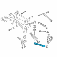 OEM 2018 BMW X4 Trailing Arm With Rubber Mount Diagram - 33-32-6-786-978