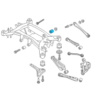 OEM 2016 BMW X3 Rubber Mounting Rear Diagram - 33-30-6-786-974