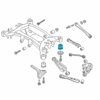 OEM 2012 BMW X3 Rubber Mounting Rear Diagram - 33-30-6-786-972