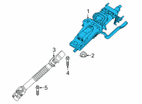 OEM 2021 BMW M235i xDrive Gran Coupe MANUALLY ADJUST. STEERING CO Diagram - 32-30-6-883-441