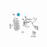 OEM Honda Receiver Unit, Tpms Diagram - 39350-SLN-A01