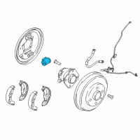 OEM 2018 Toyota Yaris iA Wheel Cylinder Overhaul Kit Diagram - 47550-WB002