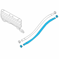 OEM 2007 Hyundai Sonata Hose Assembly-Oil Cooling Diagram - 25425-3L270