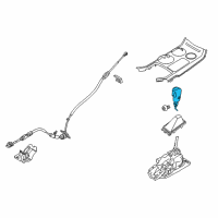 OEM 2018 Ford Police Interceptor Utility Shift Knob Diagram - BT4Z-7213-DA