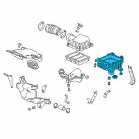 OEM Honda Case Set, Air Cleaner Diagram - 17201-6B2-A00