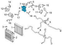 OEM 2021 BMW X7 Engine Coolant Reservoir Diagram - 17-13-8-610-658