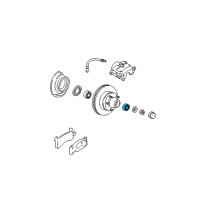 OEM 1997 Chevrolet Express 2500 Outer Bearing Diagram - 457049