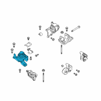 OEM 2011 Ford Taurus Front Mount Diagram - 8G1Z-6038-A