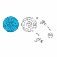 OEM 2021 Kia Sorento Wheel Assembly-Aluminum Diagram - 52910C5230