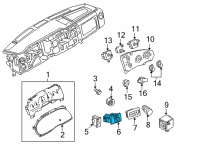 OEM 2018 Ford E-350 Super Duty Module Diagram - 9C2Z-2C006-A