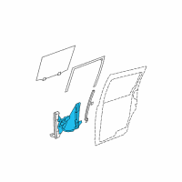 OEM 2020 Dodge Grand Caravan Window Regulator 2 Pin Motor Diagram - 68030661AA