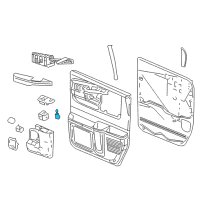 OEM 2021 Chevrolet Express 2500 Mirror Switch Diagram - 20945027