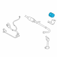 OEM 2008 Lexus GS460 Bush, Stabilizer, Rear Diagram - 48818-30230