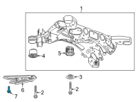 OEM Buick Regal Sportback Front Bracket Bolt Diagram - 11588737