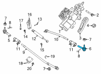 OEM 2011 Ford E-350 Super Duty Outer Tie Rod Diagram - 8C2Z-3A131-C