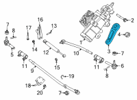 OEM 2012 Ford E-150 Pitman Arm Diagram - 8C2Z-3590-A