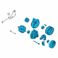 OEM 2016 Kia Forte Koup Reman Alternator Diagram - 373002B760RU