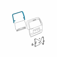 OEM Toyota Run Channel Diagram - 68275-35020