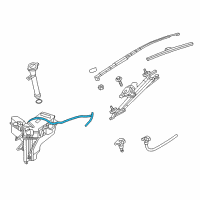 OEM 2020 Nissan Pathfinder Hose-Washer Diagram - 28935-3JA0A