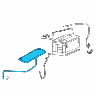 OEM 2004 Saturn Ion Tube, Battery Vent Diagram - 22669796