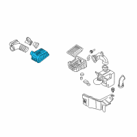 OEM 2006 Hyundai Elantra Cover-Air Cleaner Diagram - 28111-2D270