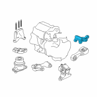 OEM 2015 Honda CR-Z Bracket, Torque Rod (MT) Diagram - 50690-SZT-003