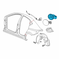 OEM Dodge Housing-Fuel Filler Diagram - 68090635AJ