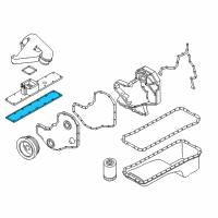 OEM 1991 Dodge D250 Gasket-Intake Manifold Cover Diagram - 5010167AB