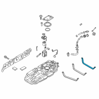 OEM Kia Sedona Band Assembly-Fuel Tank Diagram - 31212A9000