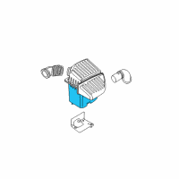 OEM Chrysler Air Cleaner Diagram - 4891744AB