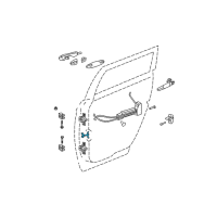 OEM 2004 Chrysler Pacifica Dr Check-Rear Door Diagram - 4894174AD