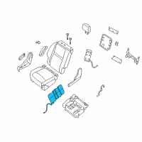 OEM 2014 Nissan Pathfinder Heater Unit Diagram - 88335-3JP2A