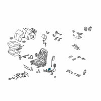 OEM 2008 Lexus GS450h Switch, Front Power Seat(For Lumbar) Diagram - 84920-33050-A1