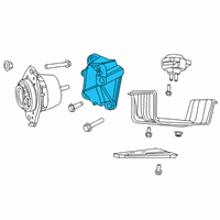 OEM 2011 Jeep Grand Cherokee Bracket-Engine Mount Diagram - 68275986AA