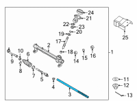 OEM 2022 Hyundai Santa Cruz RACK ASSY-P/S GEAR BOX Diagram - 56531-K5000