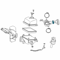 OEM 2022 Lexus RX350 Clamp, Hose Diagram - 96111-10550