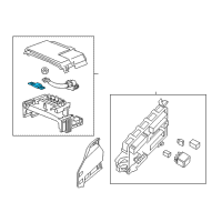 OEM 2011 Buick LaCrosse Main Fuse Diagram - 13289598