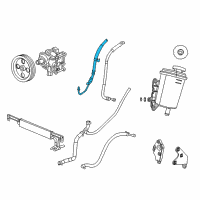 OEM 2010 Dodge Ram 3500 Hose-Power Steering Pressure Diagram - 68164578AA