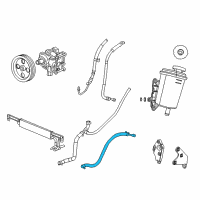 OEM 2011 Ram 2500 Hose-Power Steering Return Diagram - 68031852AJ