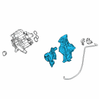 OEM 2019 BMW 740e xDrive Coolant Pump Switchable With Support Diagram - 11-51-7-644-810