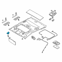 OEM 2019 Kia Forte Retainer-Sunvisor Diagram - 85235B1000BGA