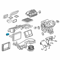 OEM Cadillac Expansion Valve Diagram - 84055918