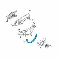 OEM Ford F-150 Fan Shroud Diagram - JL3Z-8146-A