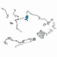 OEM 2020 Lexus UX250h Valve Assembly, Vacuum S Diagram - 25860-24070