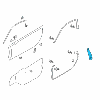 OEM 2019 Toyota 86 Rear Weatherstrip Diagram - SU003-04601